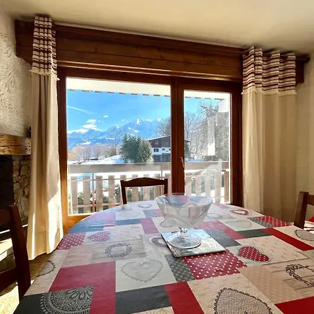 Mont Blanc View And Hiking Trails In Apartment Combloux
