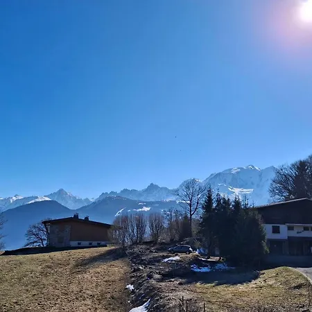 Mont Blanc View And Hiking Trails In Combloux